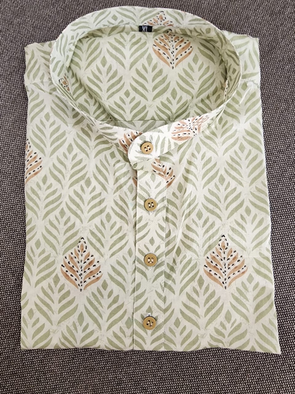 Men's Cotton Short Kurta