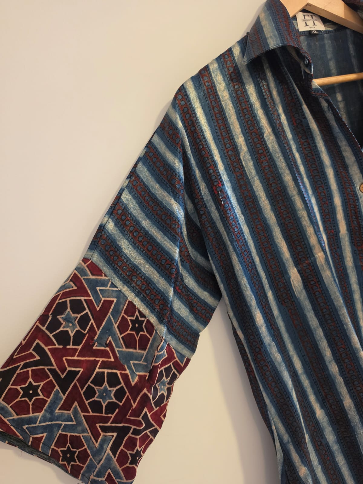 Ajrakh shirt dress