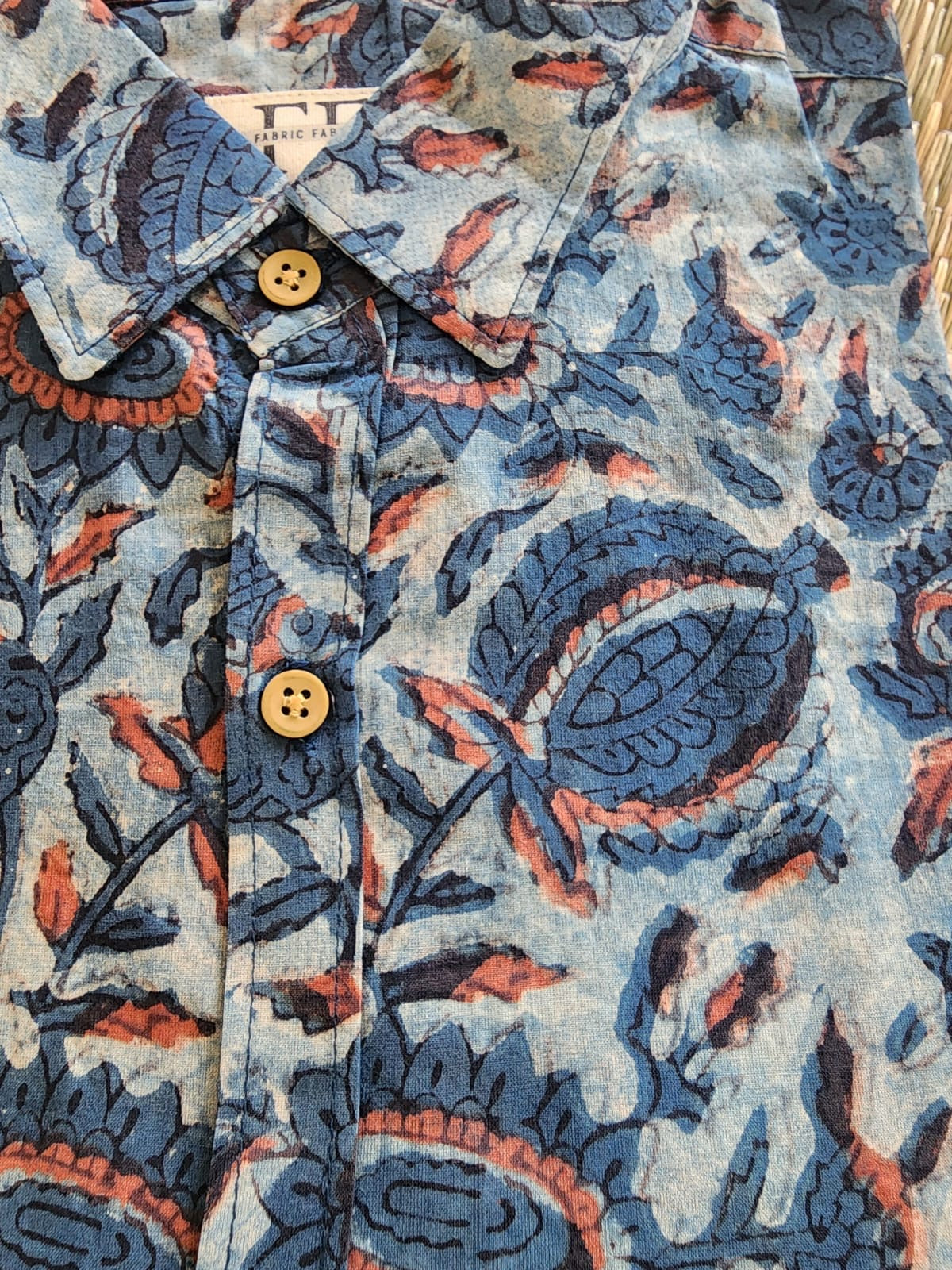 Cotton Full Sleeve Shirt (Handblock Kalamkaari collection)