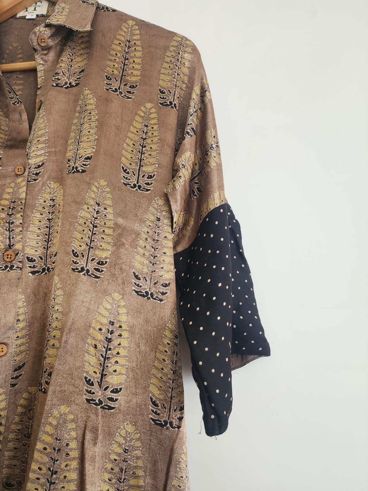 Ajrakh shirt dress