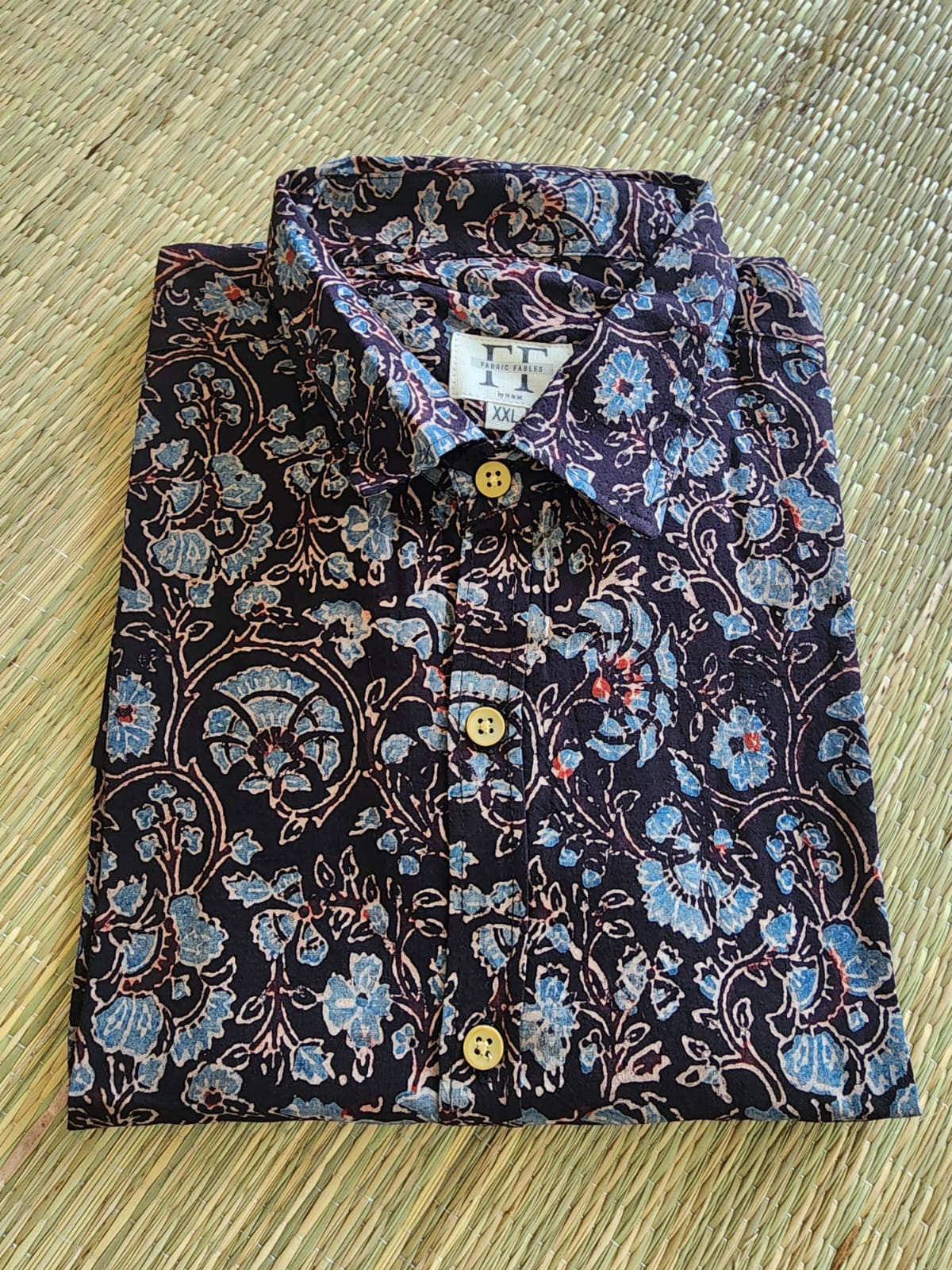 Cotton Full Sleeve Shirt (Ajrakh collection)