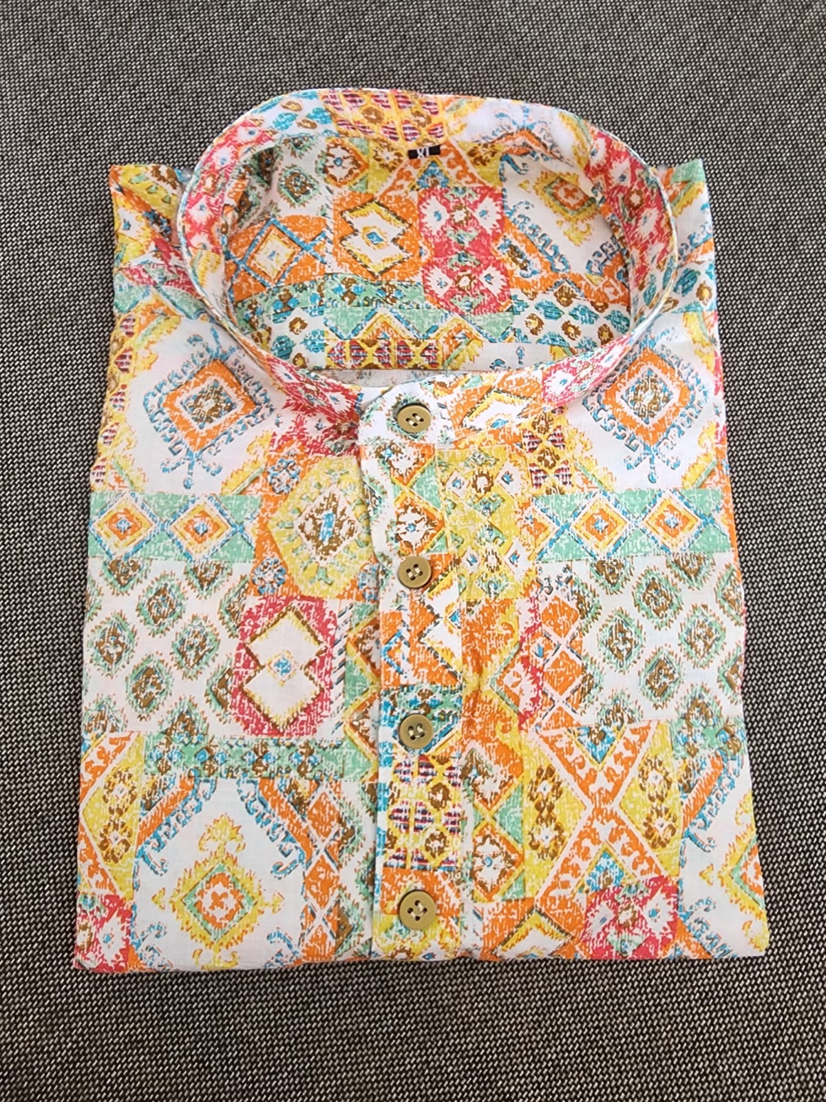 Men's Cotton Short Kurta