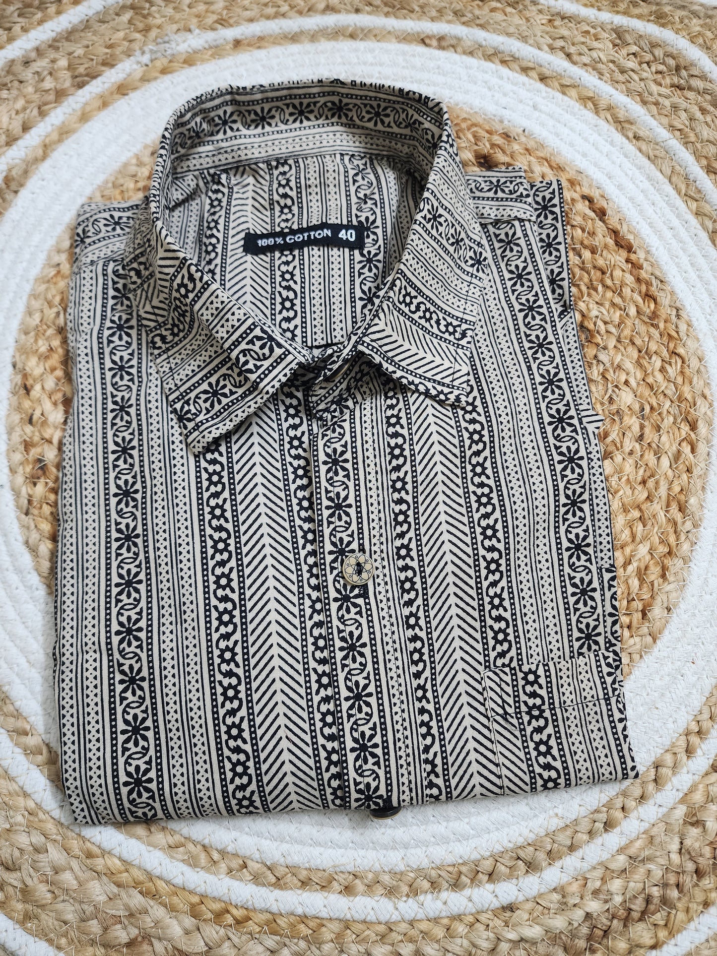Men's Cotton half sleeve shirt