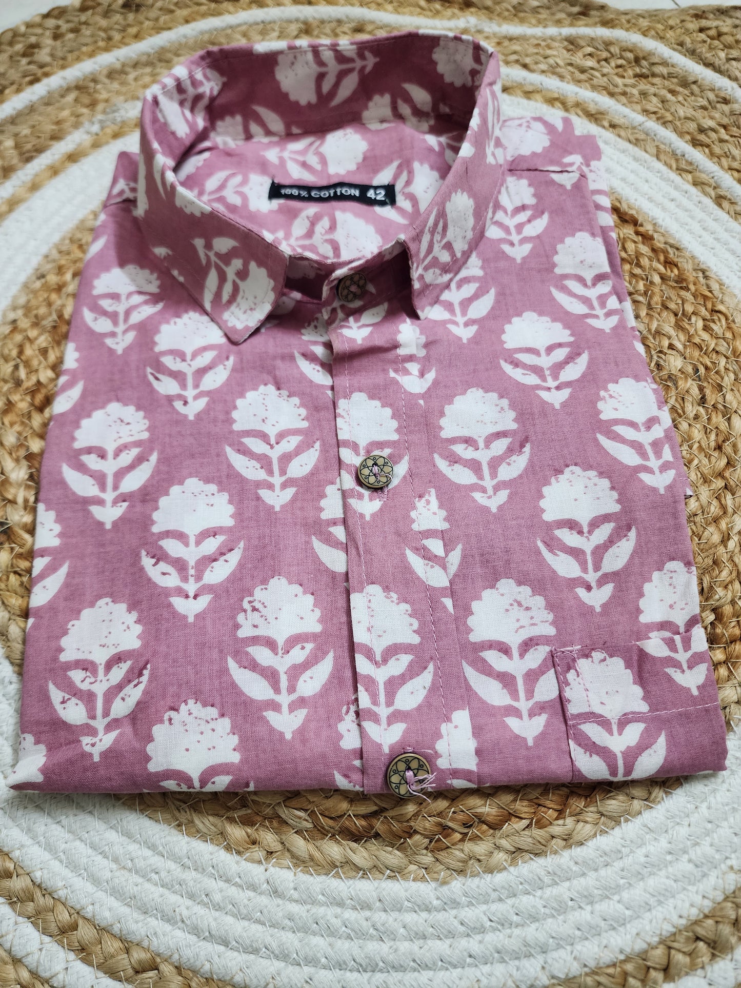 Cotton half sleeve shirt