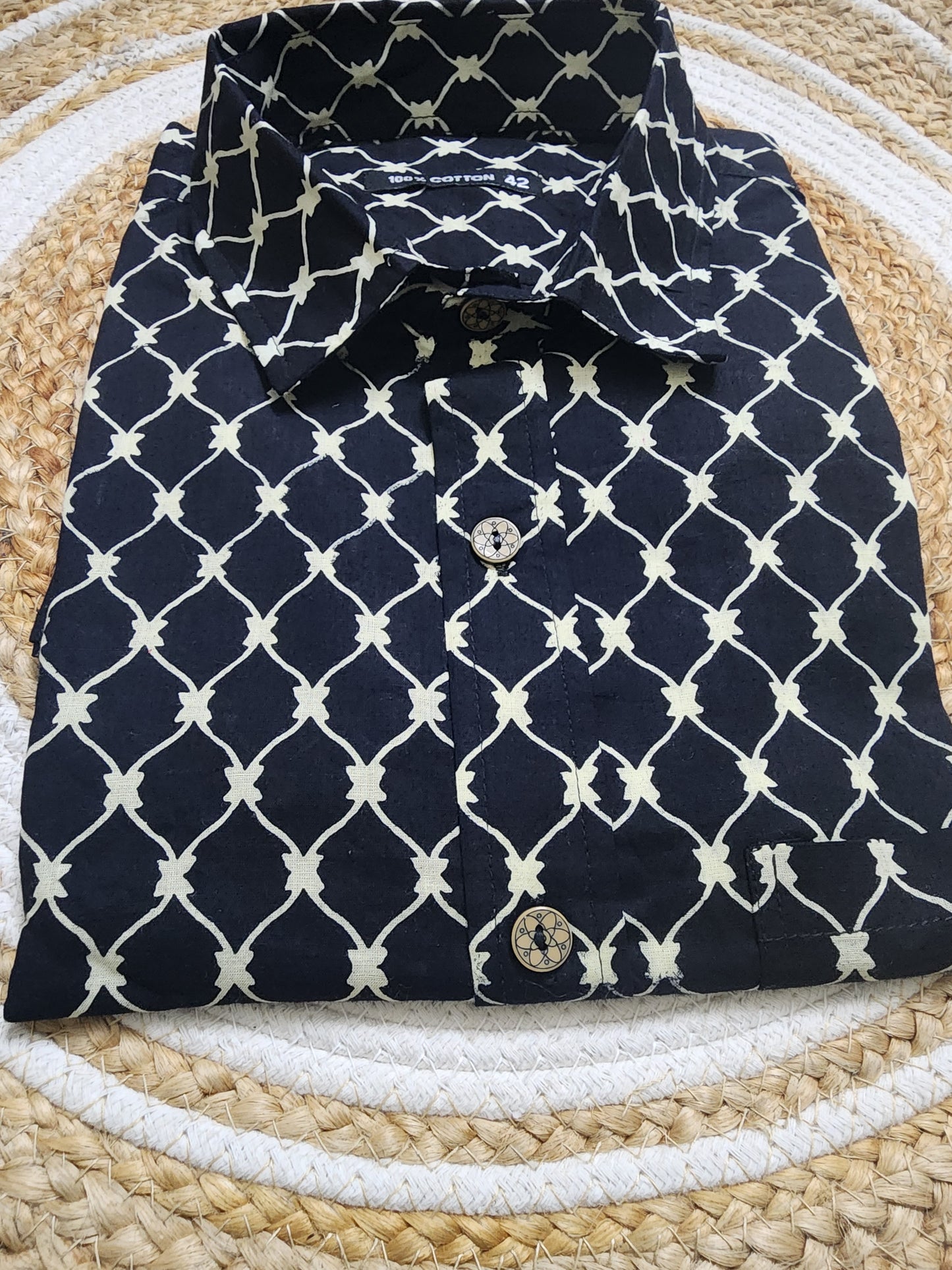 Cotton half sleeve shirt