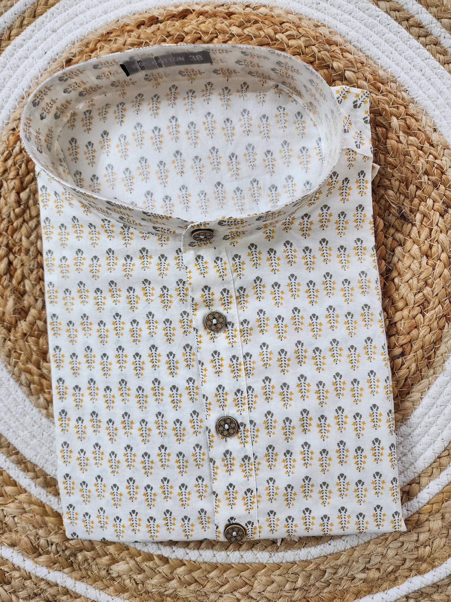 Men's Cotton Long Kurta