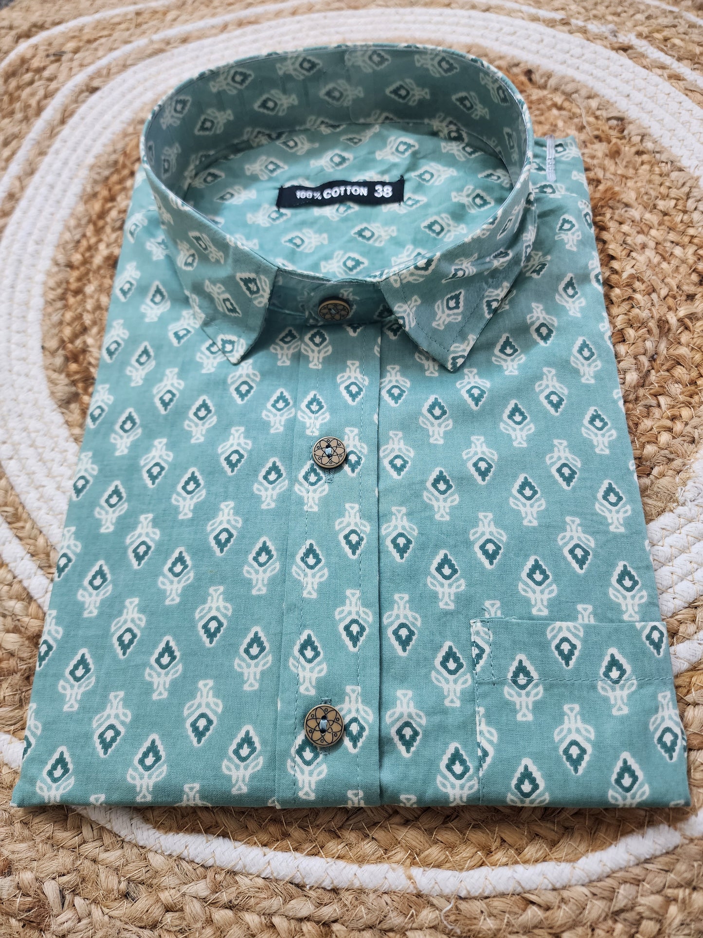 Cotton half sleeve shirt