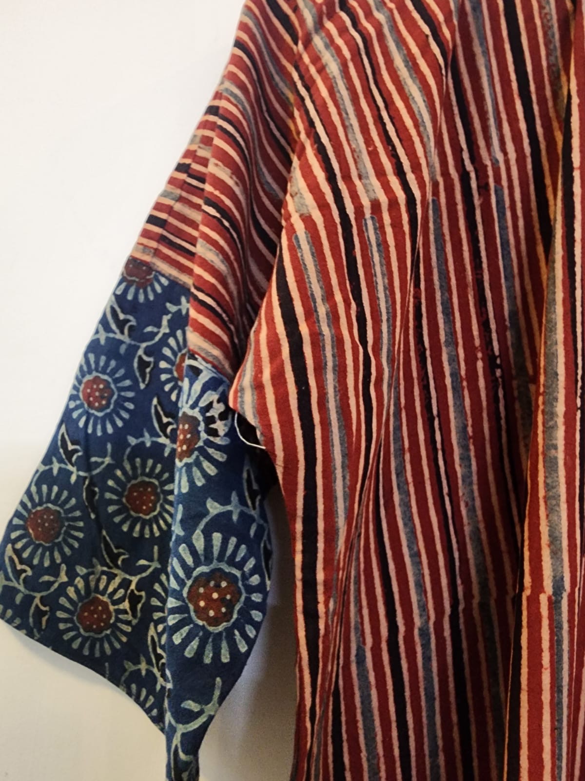Ajrakh cotton shirt dress