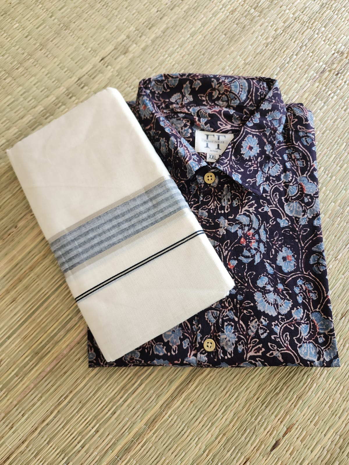 Cotton Full Sleeve Shirt (Ajrakh collection)