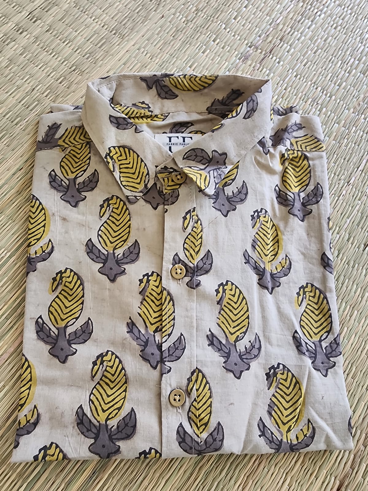 Cotton Full Sleeve Shirt (Handblock Kalamkaari collection)