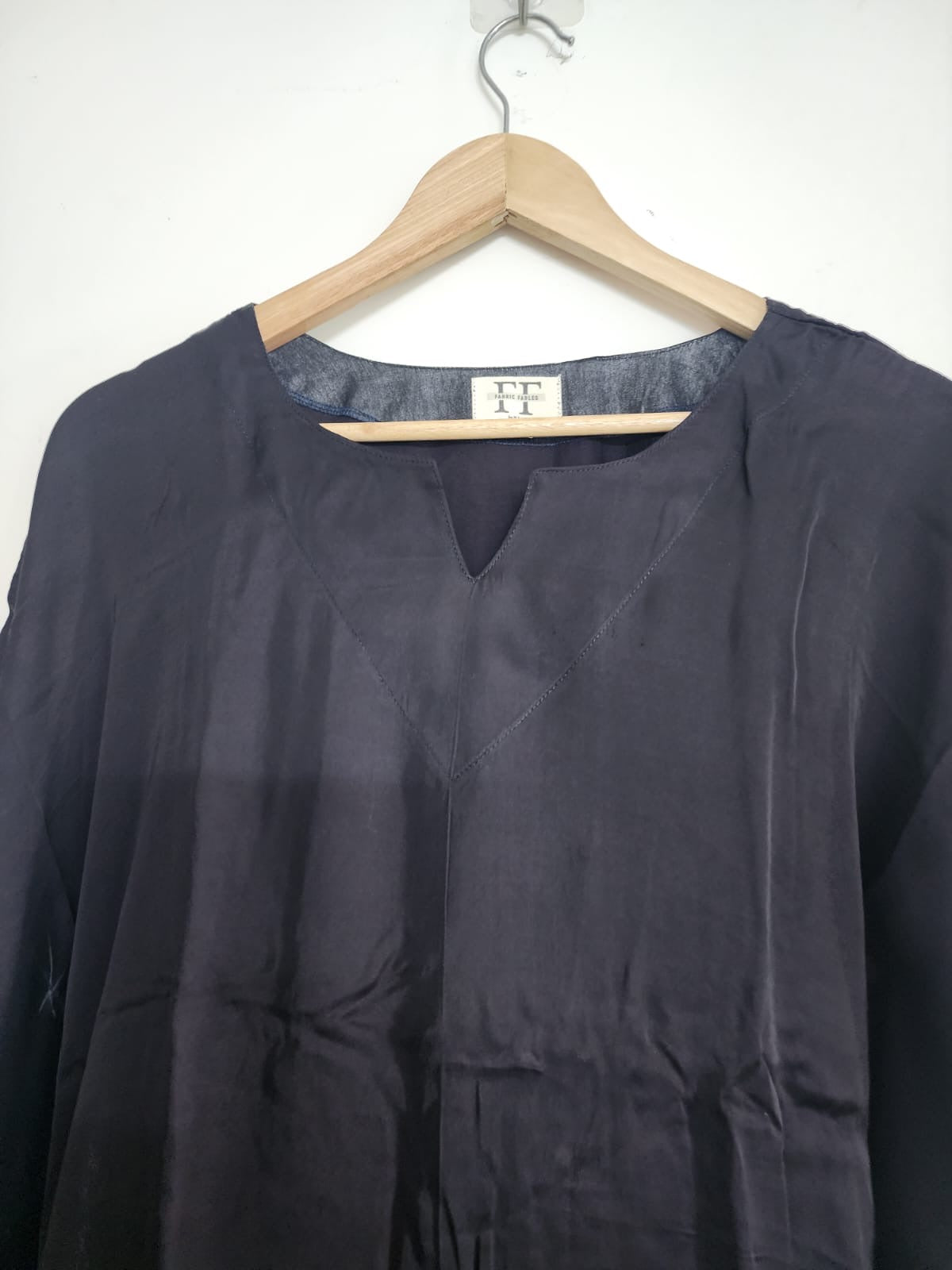 Ajrakh Kaftan in modal silk