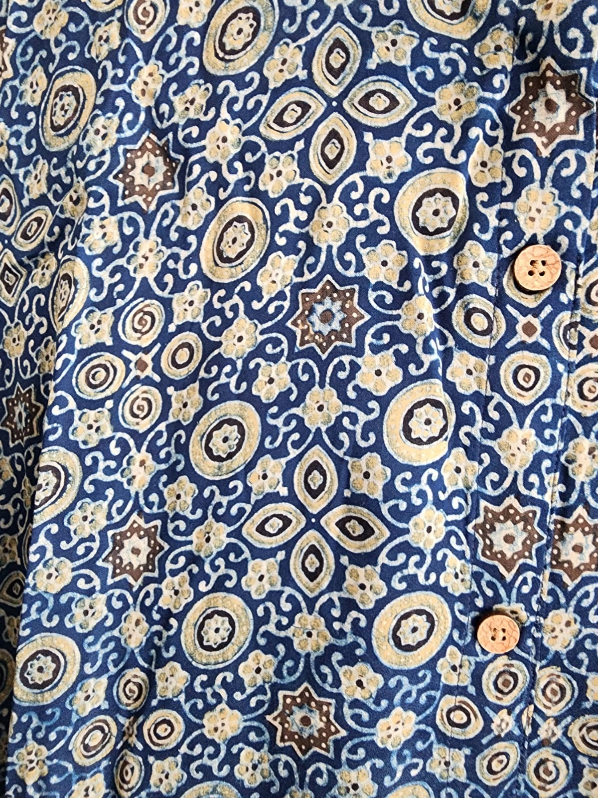 Ajrakh shirt dress