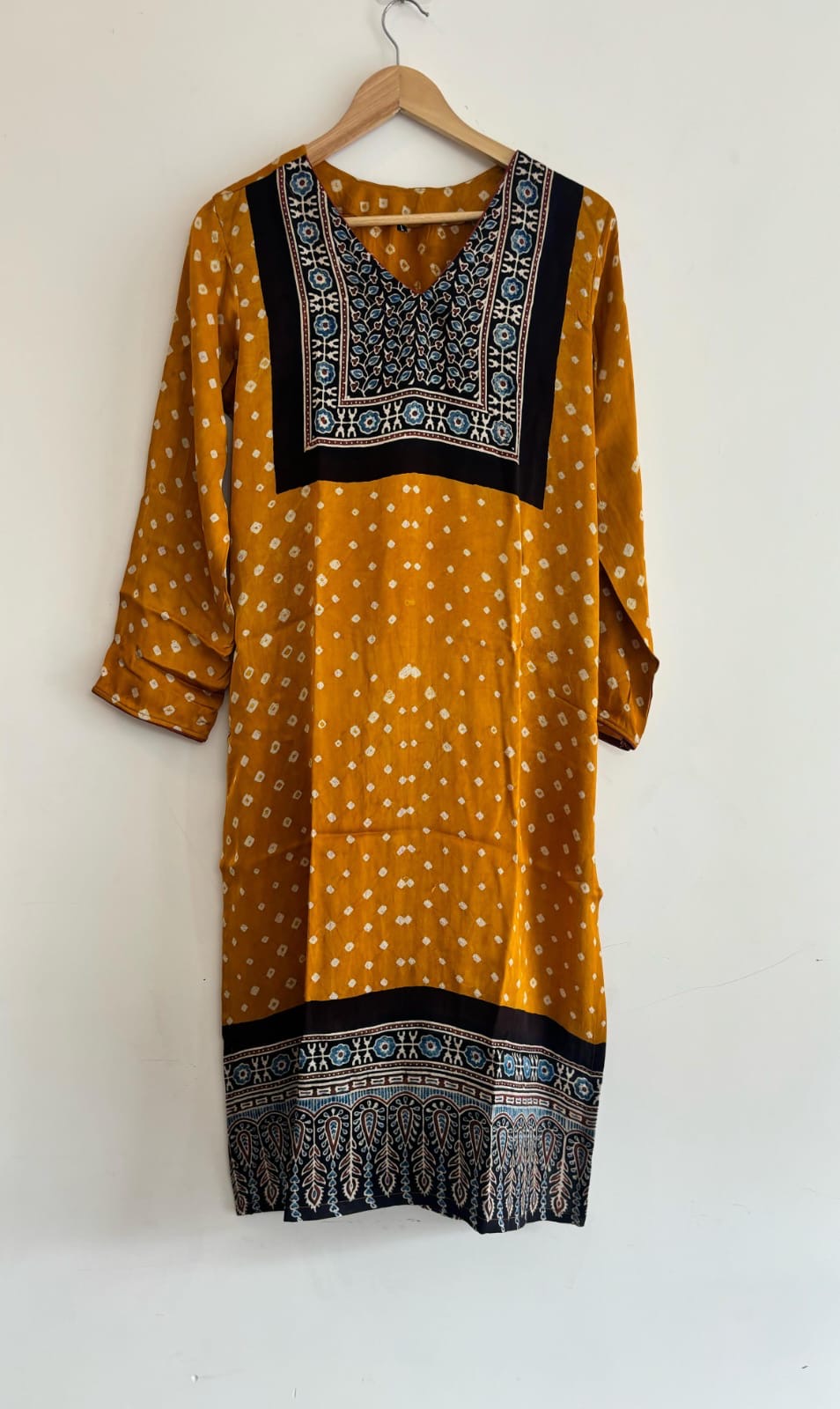 Ajrakh Modal suit (readymade)