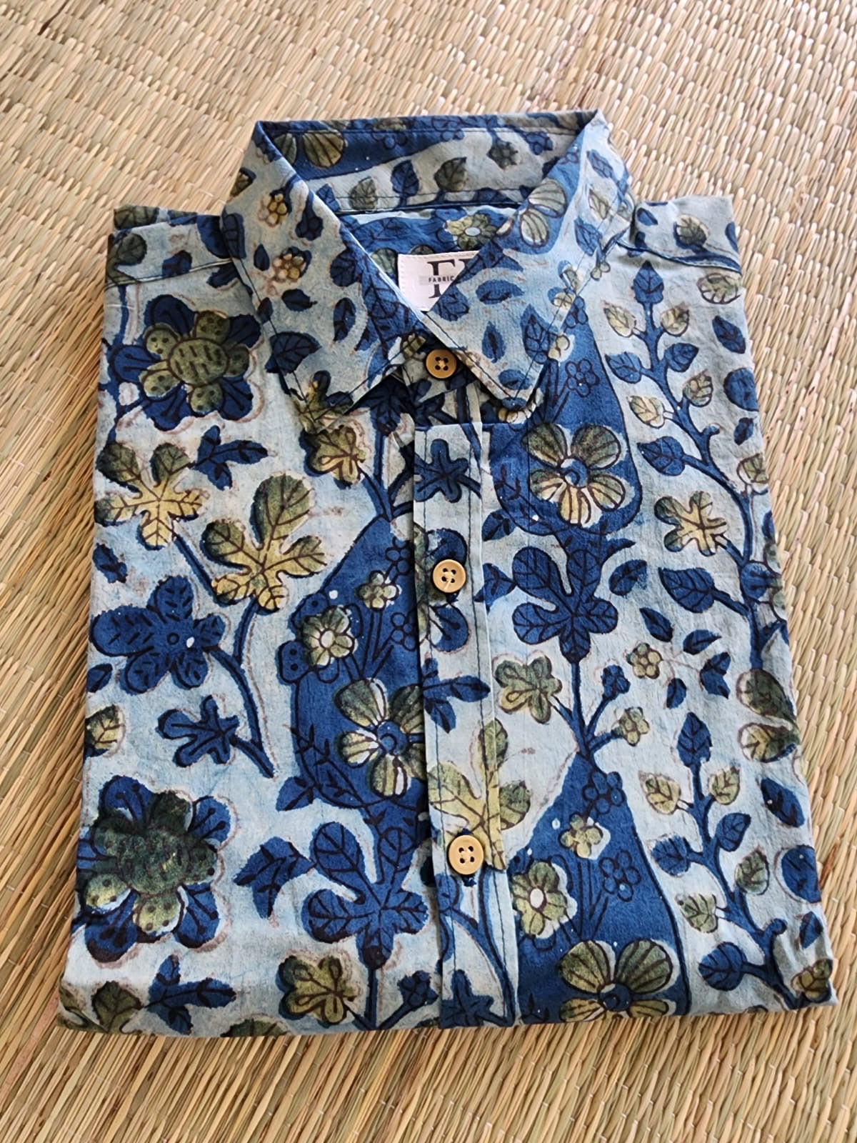 Cotton Full Sleeve Shirt (Handblock Kalamkaari collection)