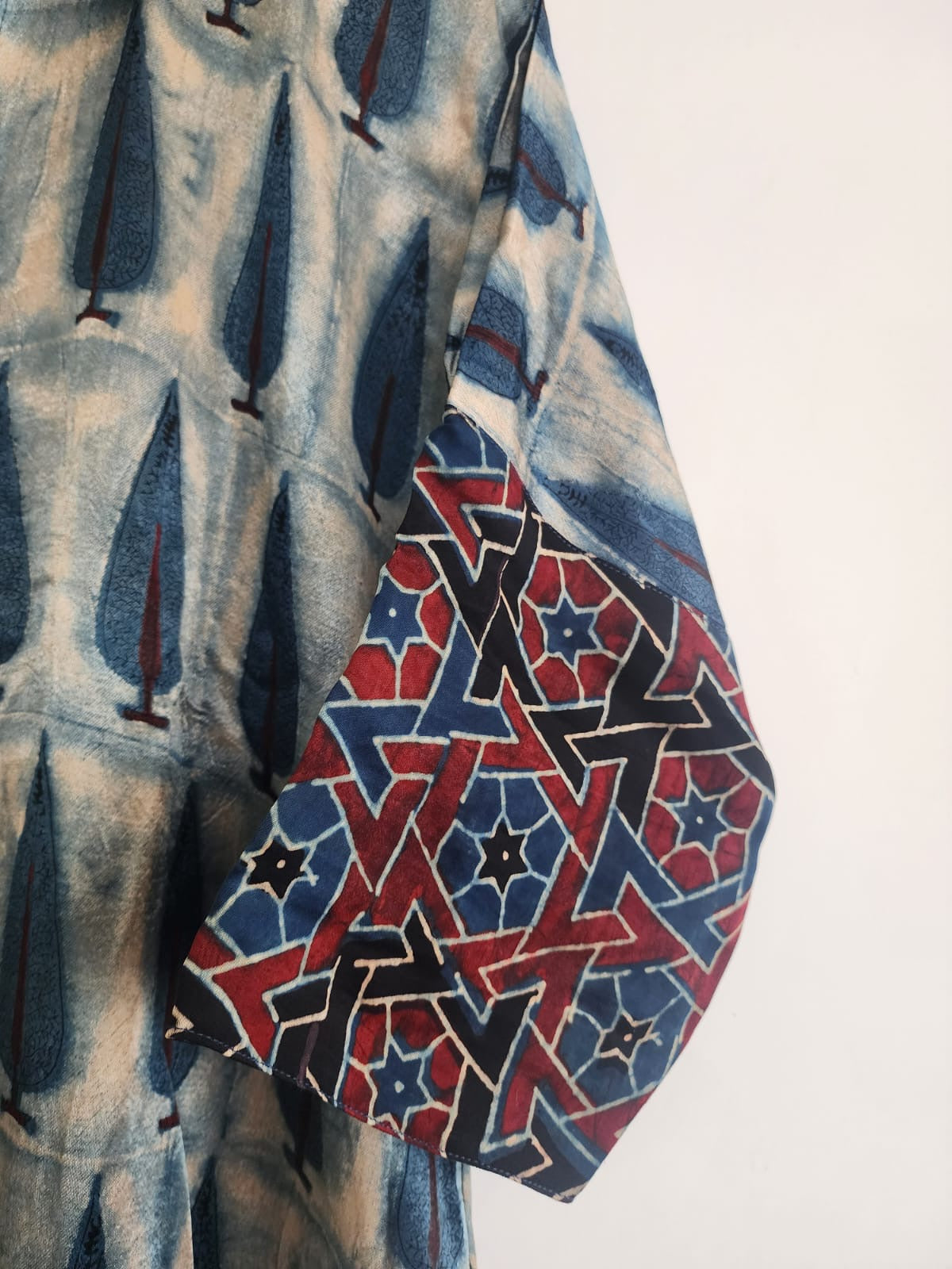 Ajrakh shirt dress