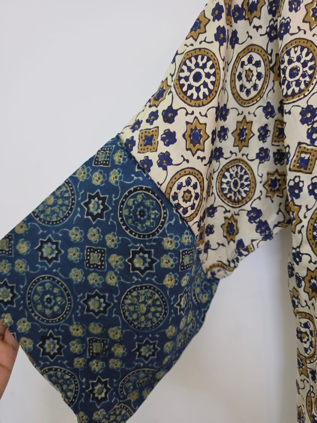 Ajrakh shirt dress