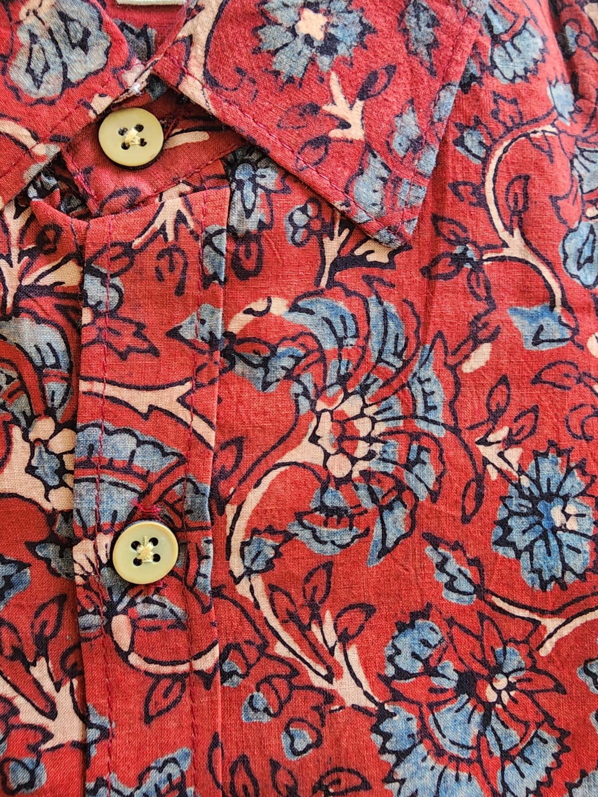 Cotton Full Sleeve Shirt (Ajrakh collection)