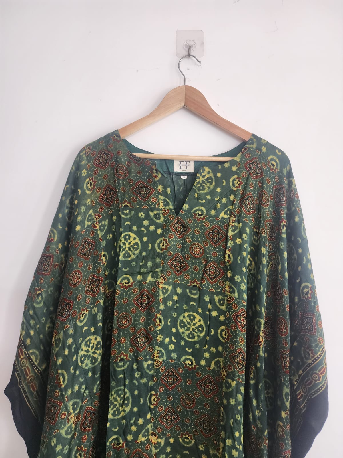 Ajrakh Kaftan in modal silk