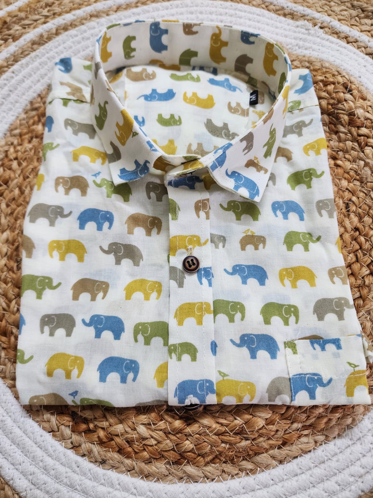 Cotton half sleeve shirt