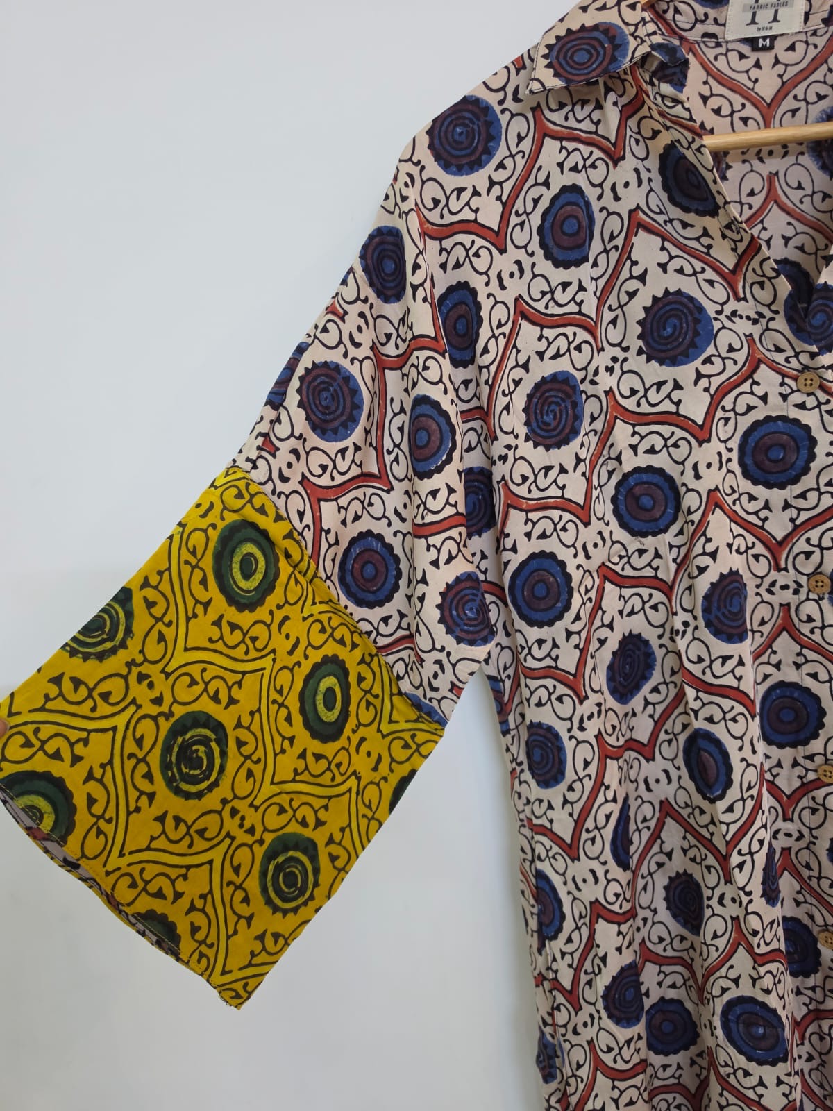 Ajrakh shirt dress