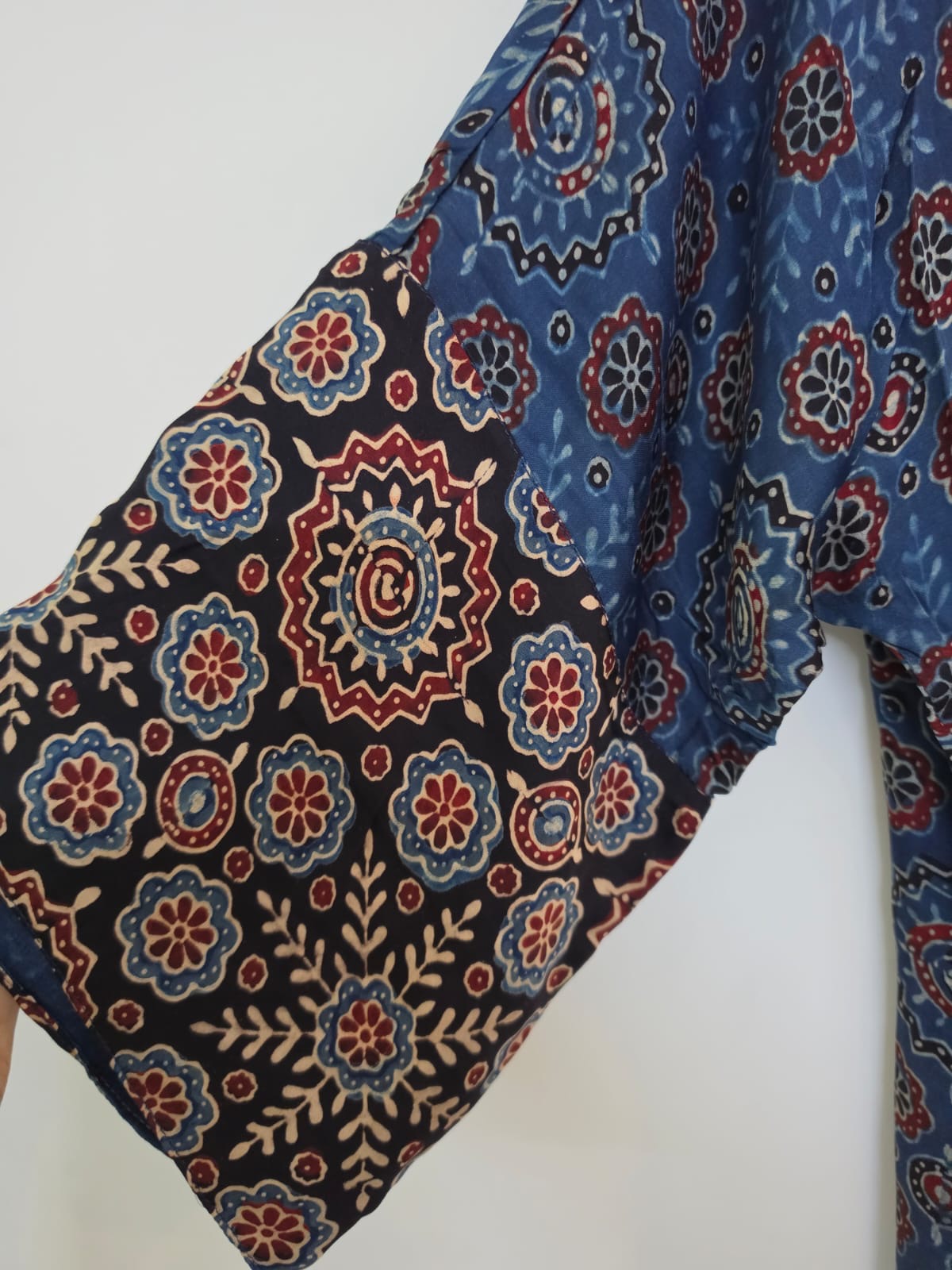 Ajrakh shirt dress