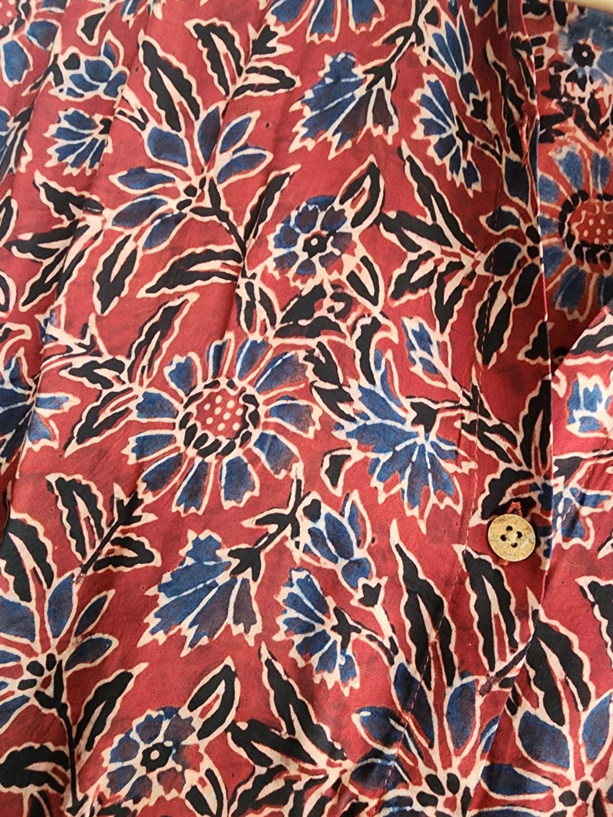 Ajrakh shirt dress