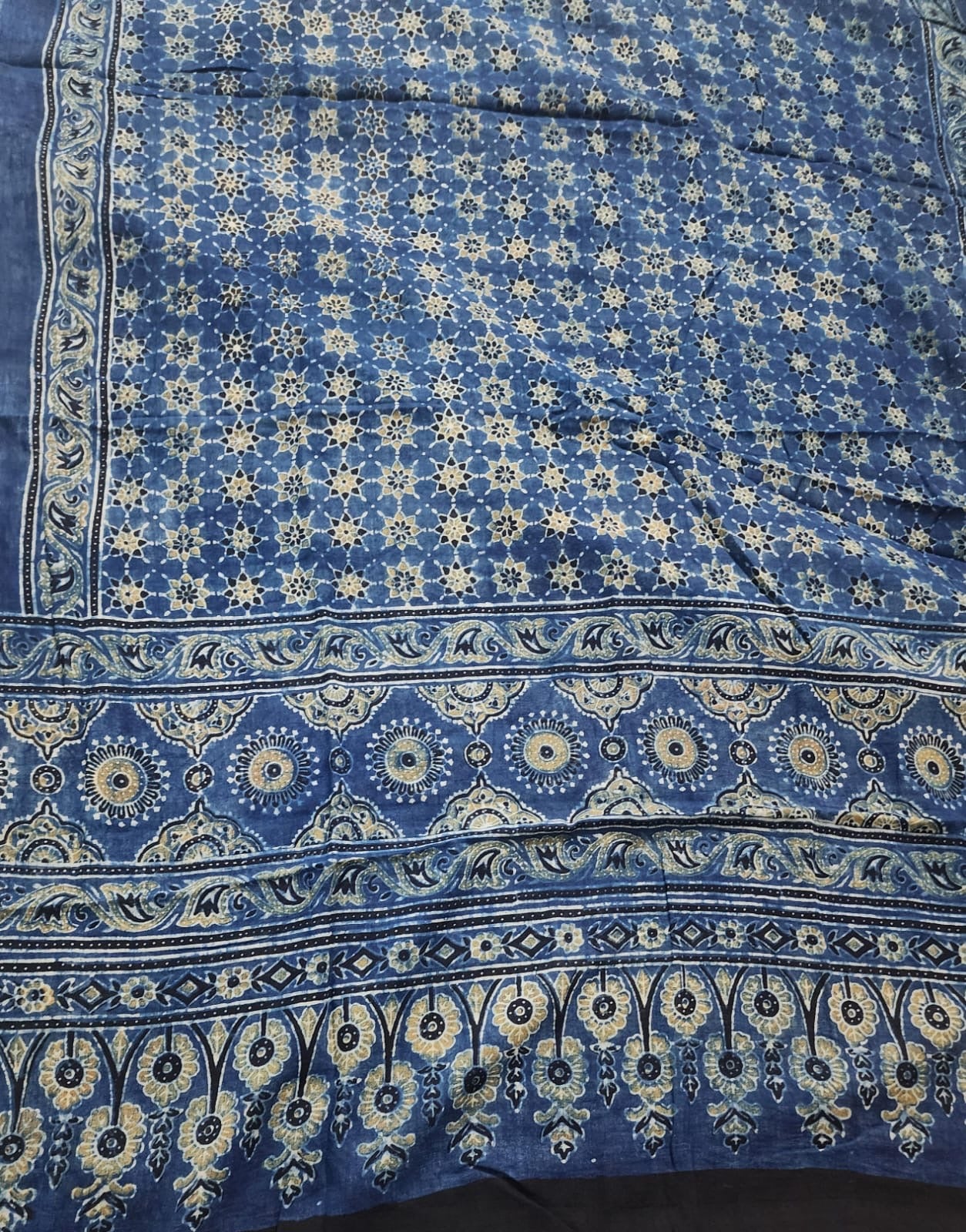 Ajrakh mul cotton dupatta