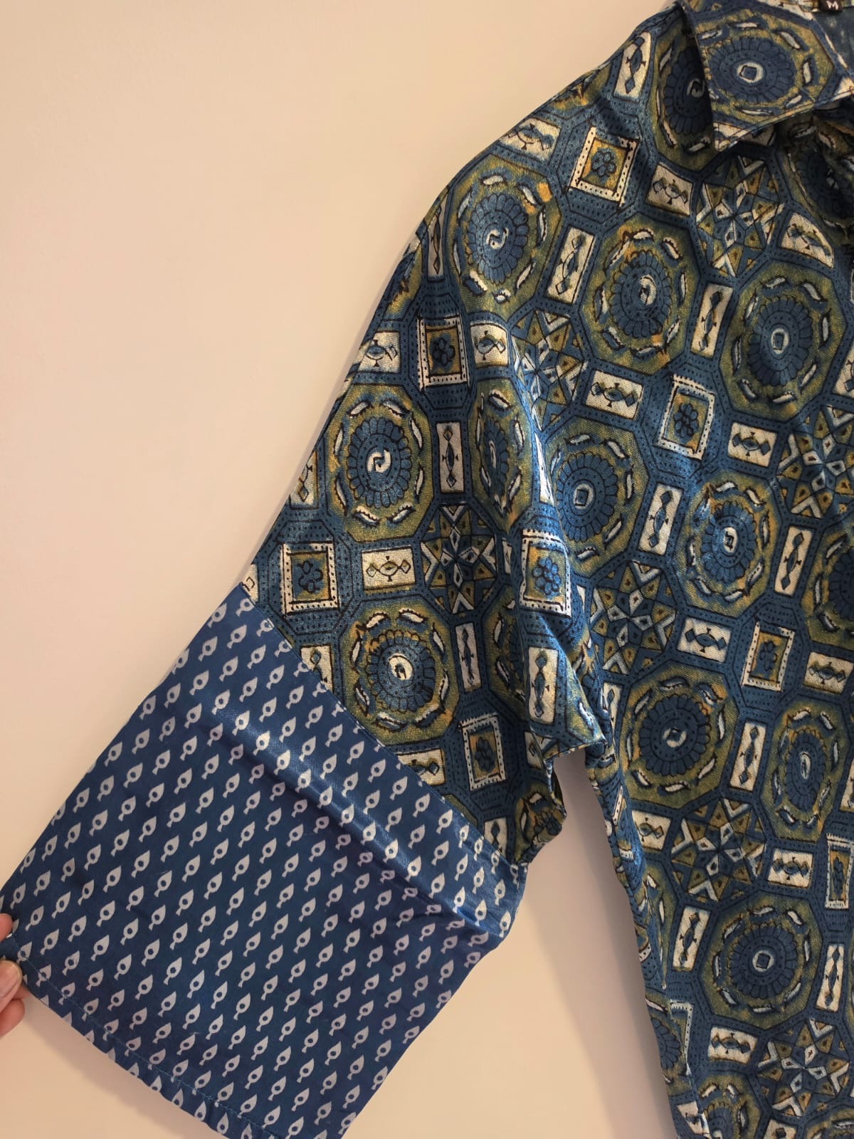 Ajrakh shirt dress