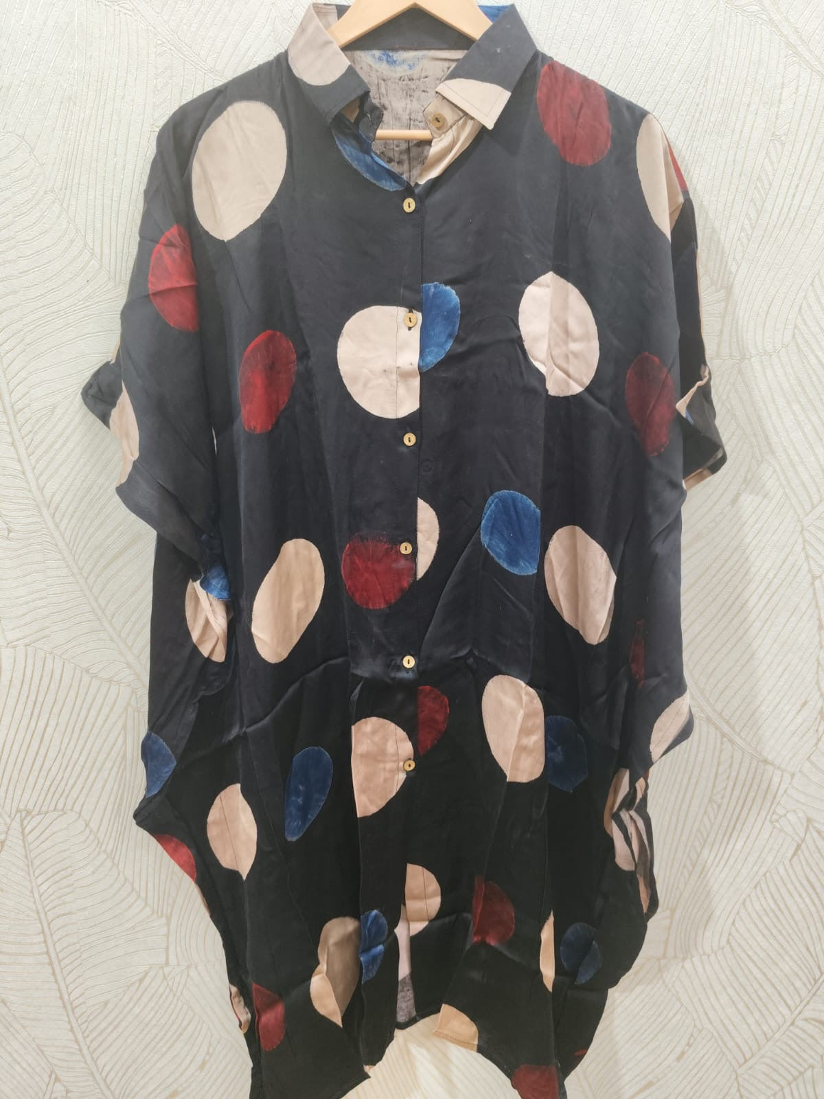 Ajrakh short shirt dress