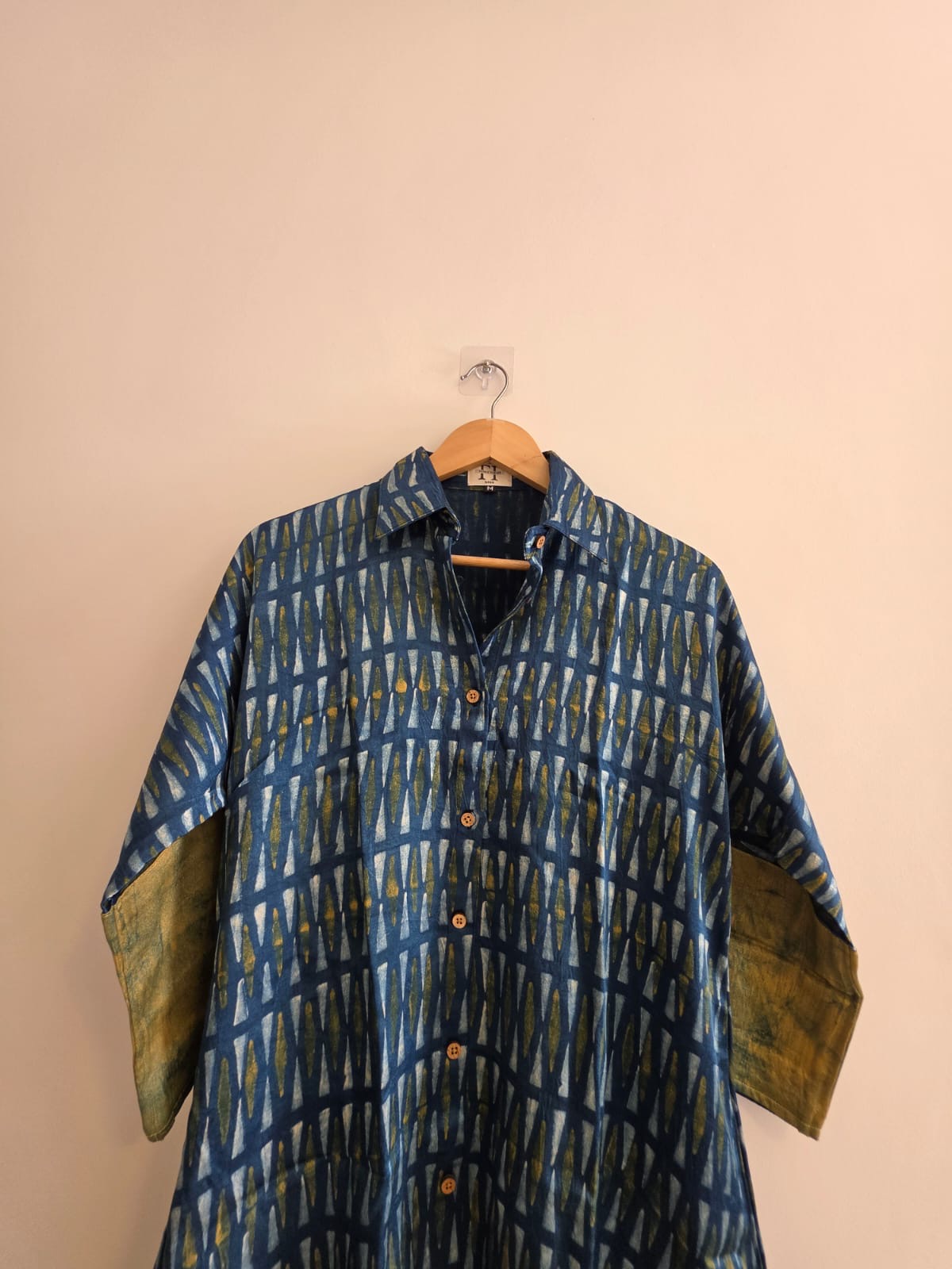 Ajrakh shirt dress (Short)