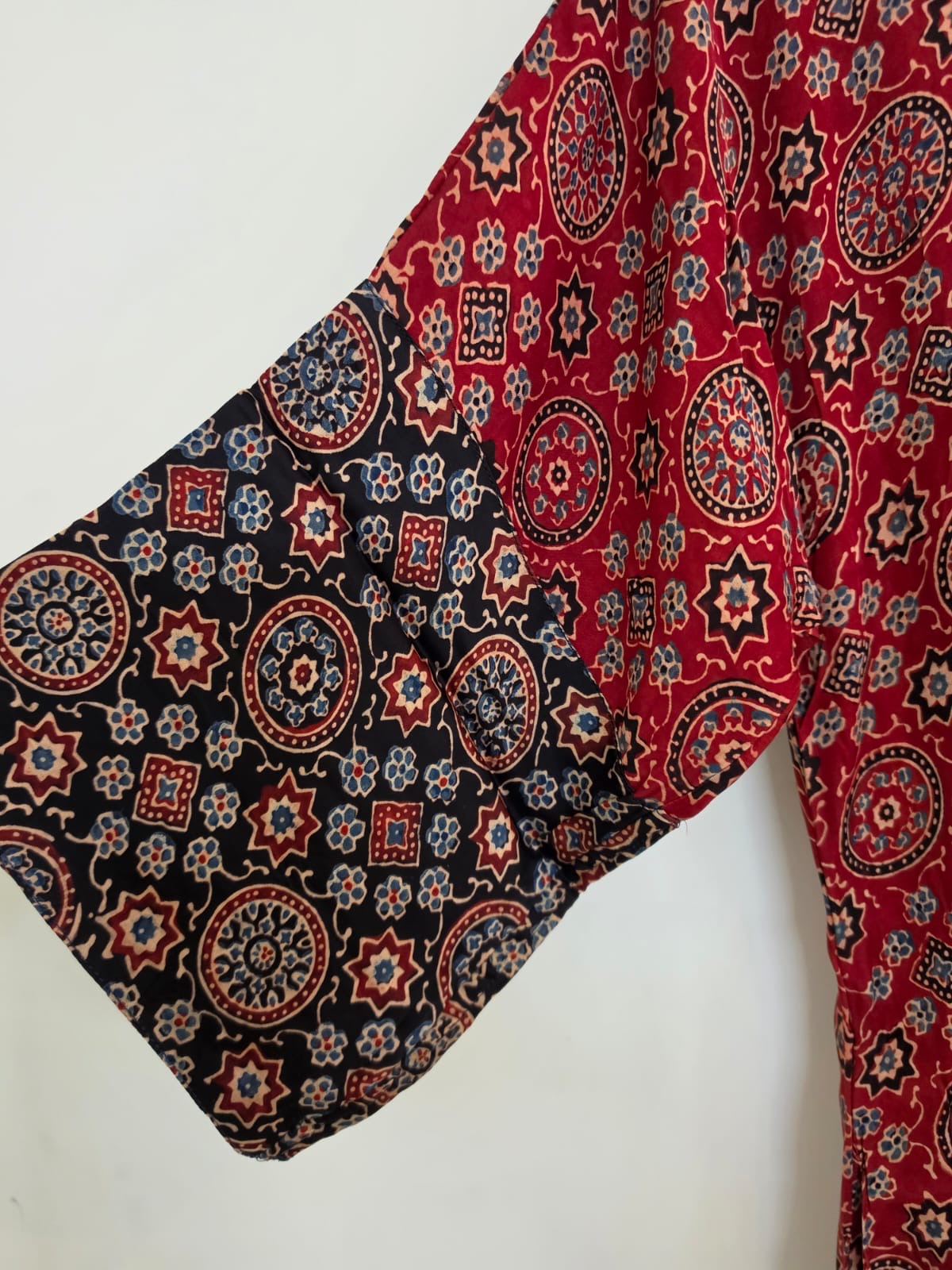 Ajrakh shirt dress