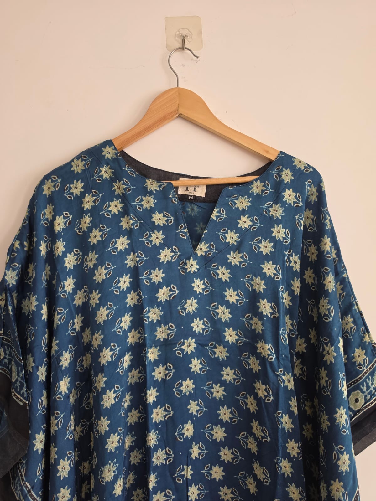 Ajrakh Kaftan in modal silk