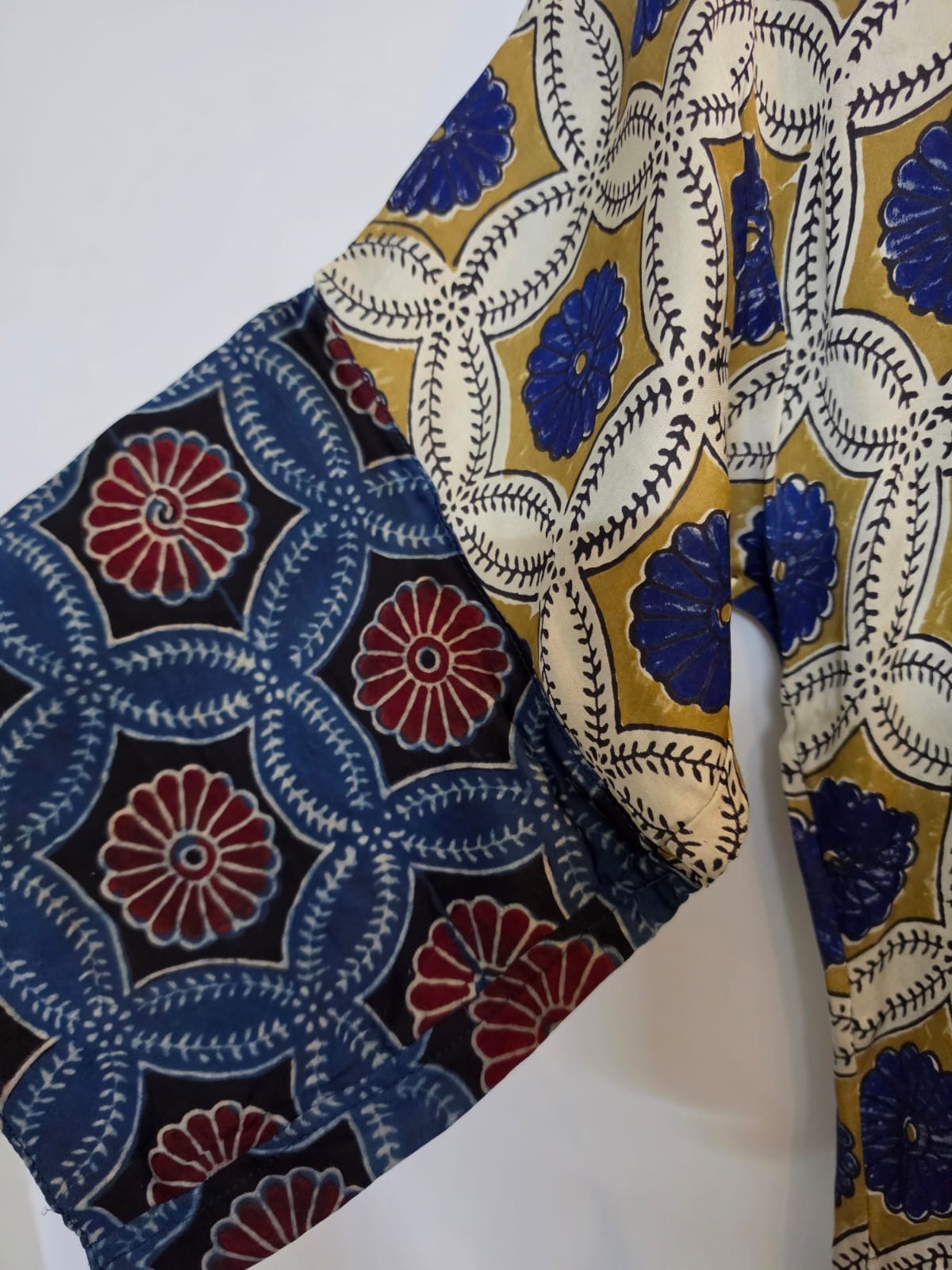 Ajrakh shirt dress