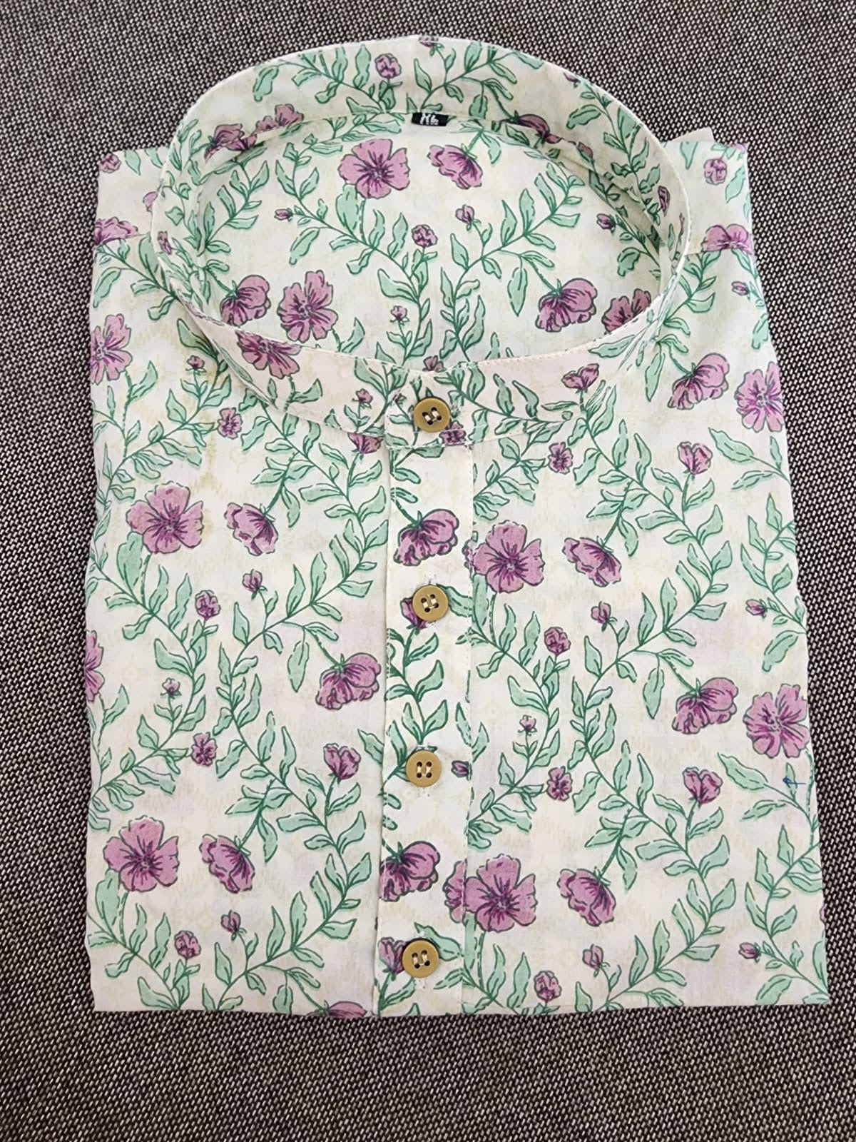 Men's Cotton Short Kurta