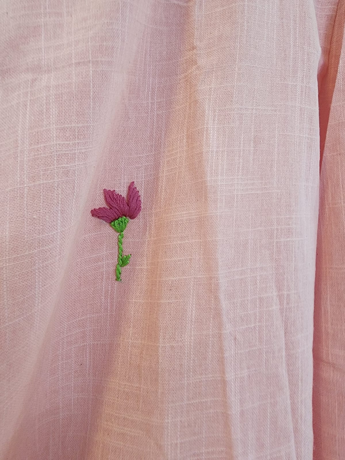 Cotton dress (Pink)