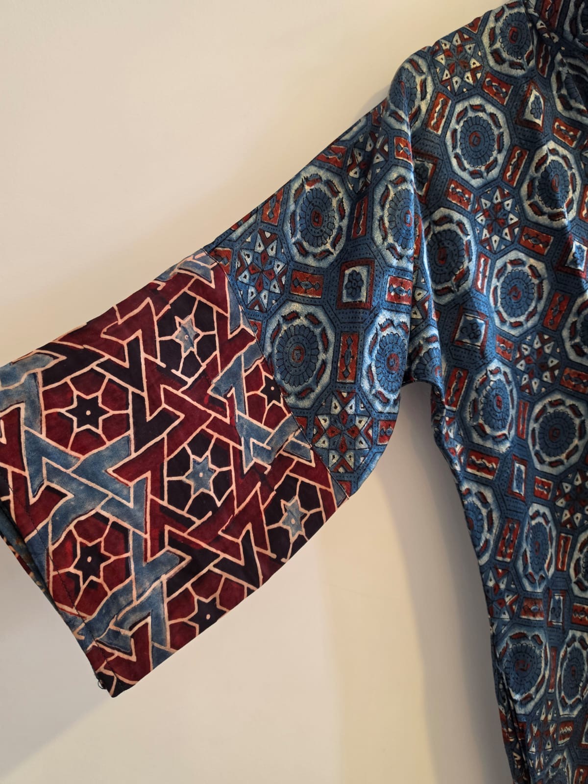 Ajrakh shirt dress