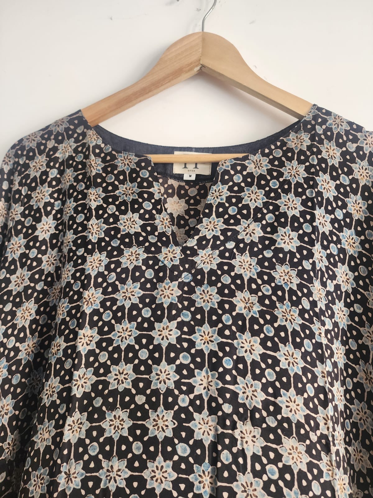 Ajrakh Kaftan in modal silk