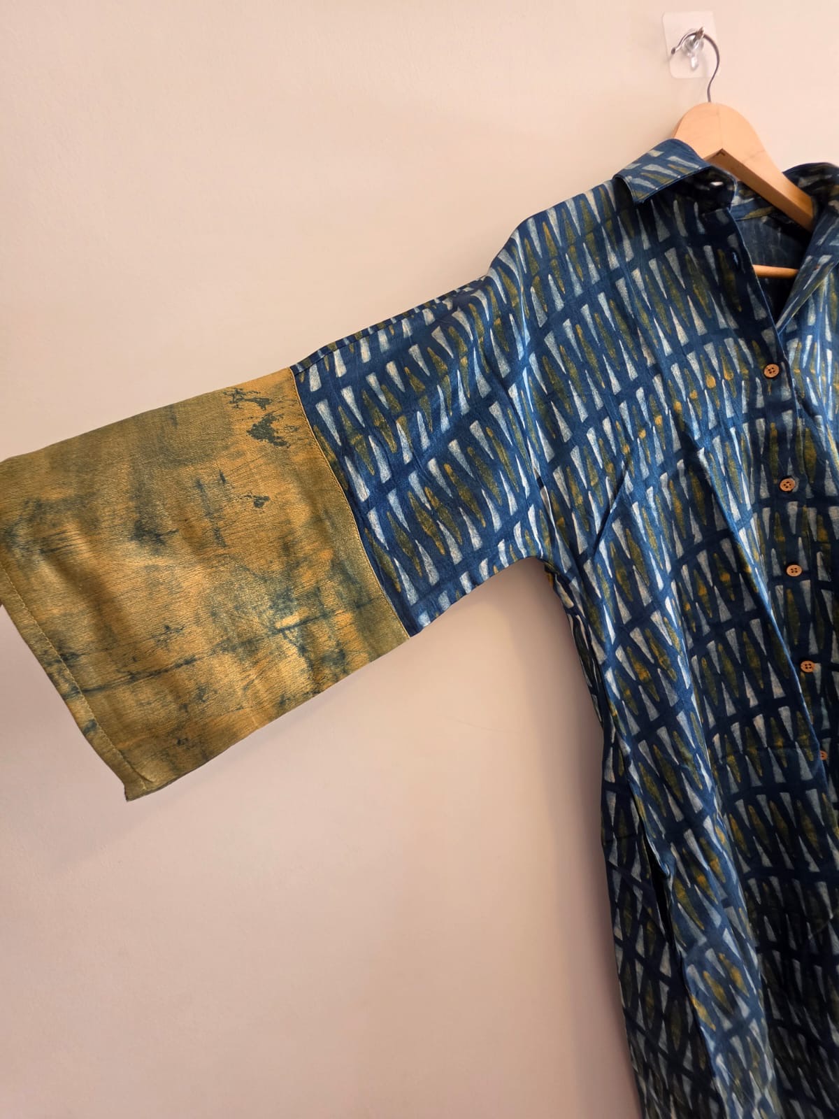 Ajrakh shirt dress (Short)