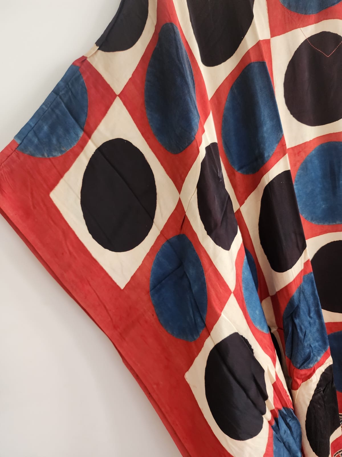 Ajrakh Kaftan in modal silk