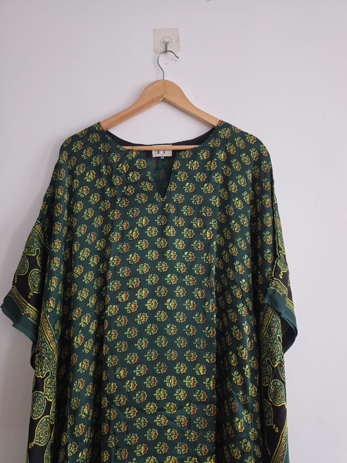 Ajrakh Kaftan in modal silk