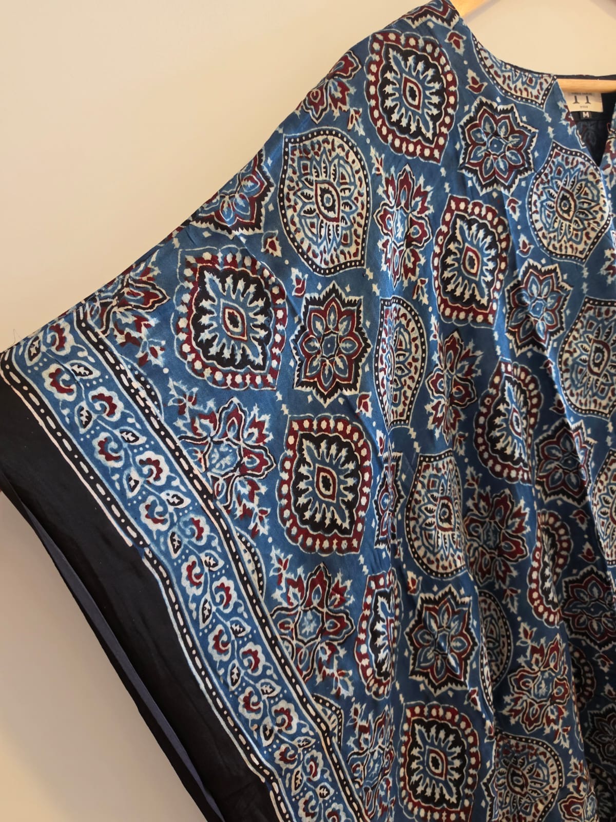Ajrakh Kaftan in modal silk