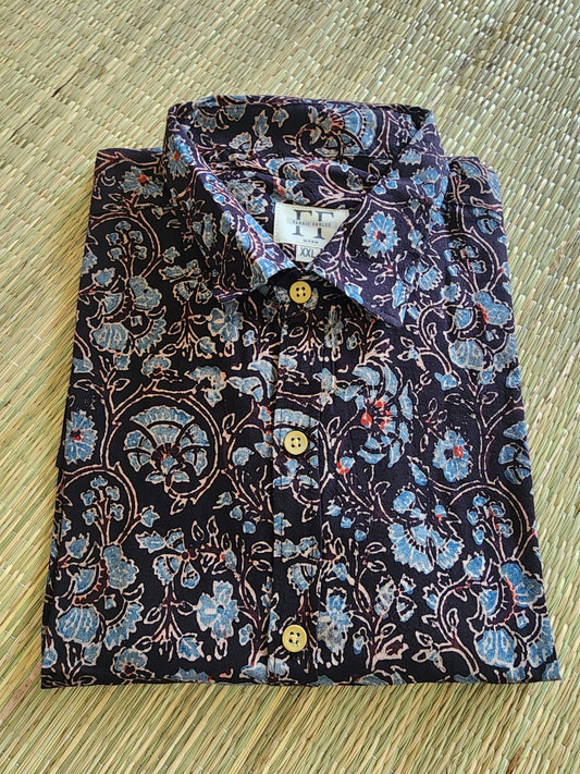 Cotton Full Sleeve Shirt (Ajrakh collection)