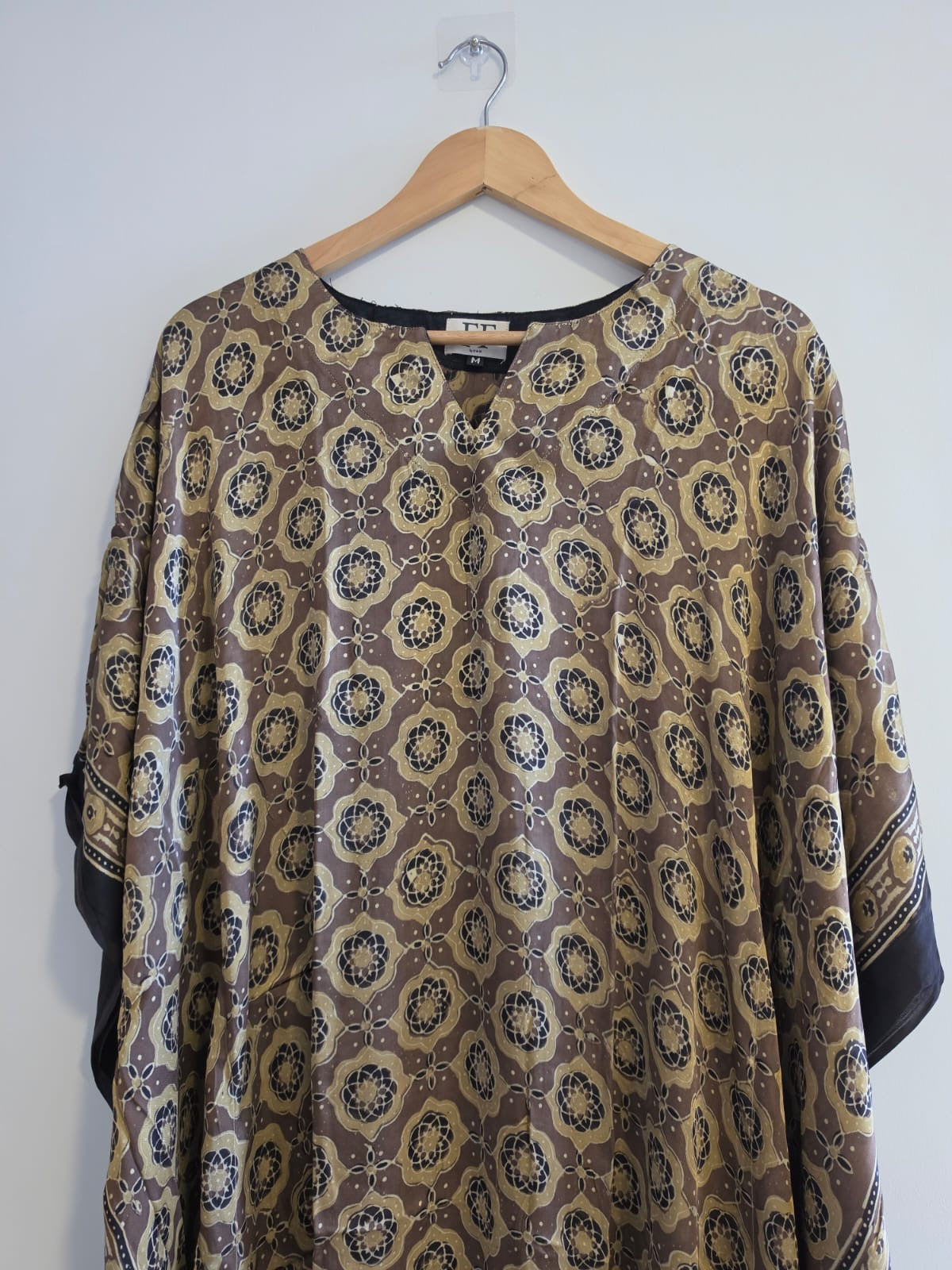 Ajrakh Kaftan in modal silk