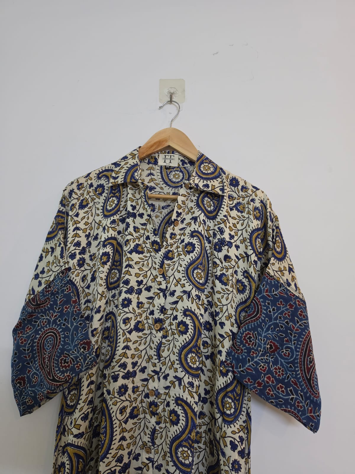 Ajrakh shirt dress