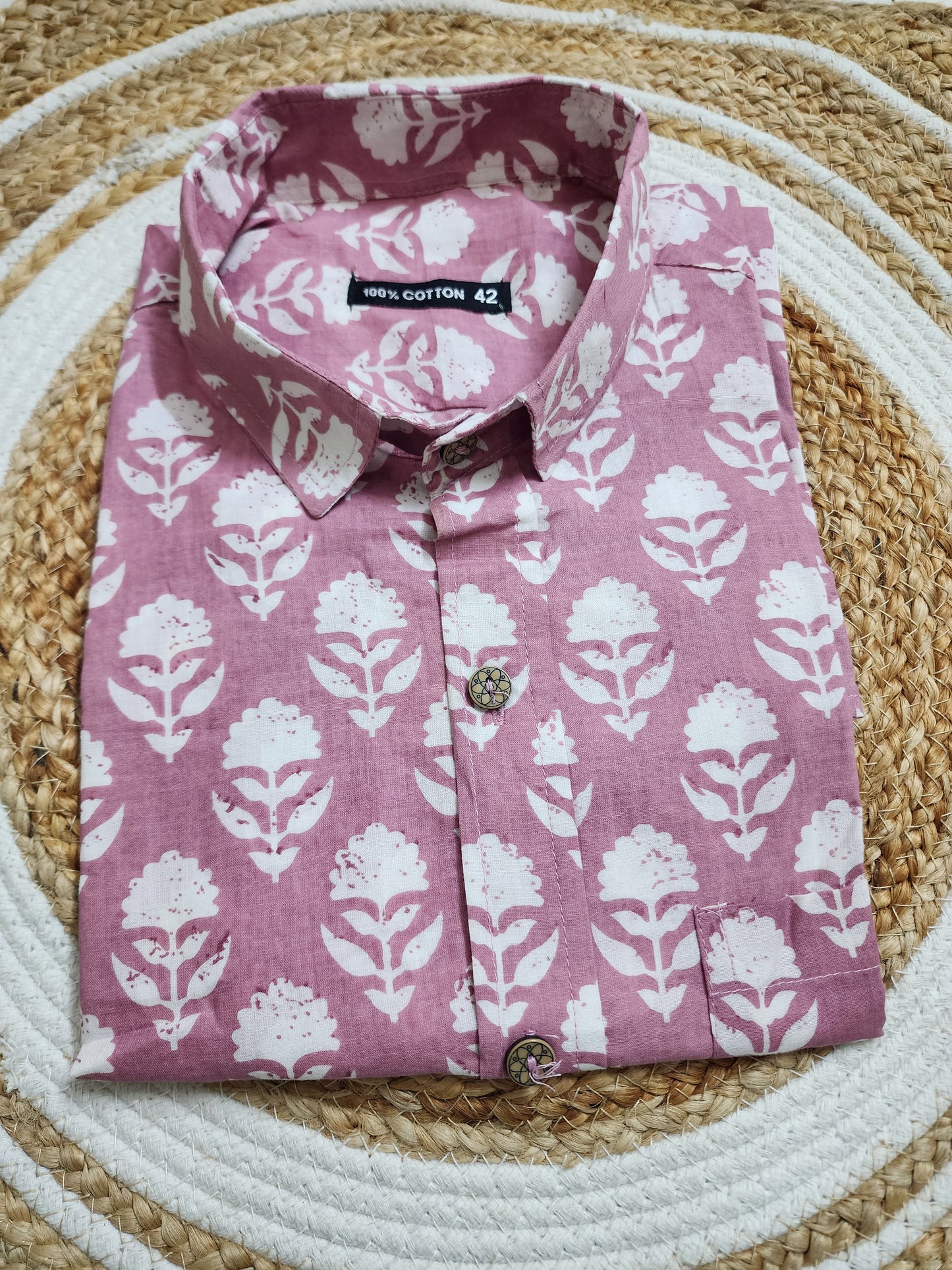 Cotton half sleeve shirt