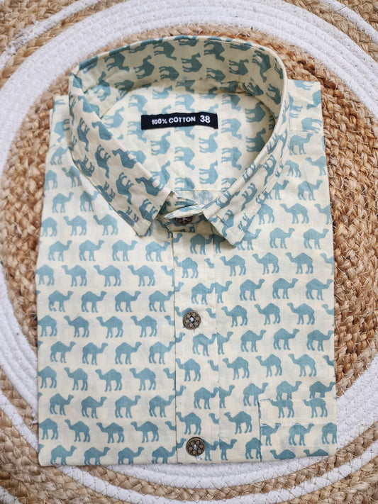 Cotton half sleeve shirt