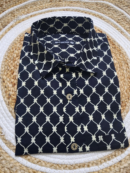 Cotton half sleeve shirt