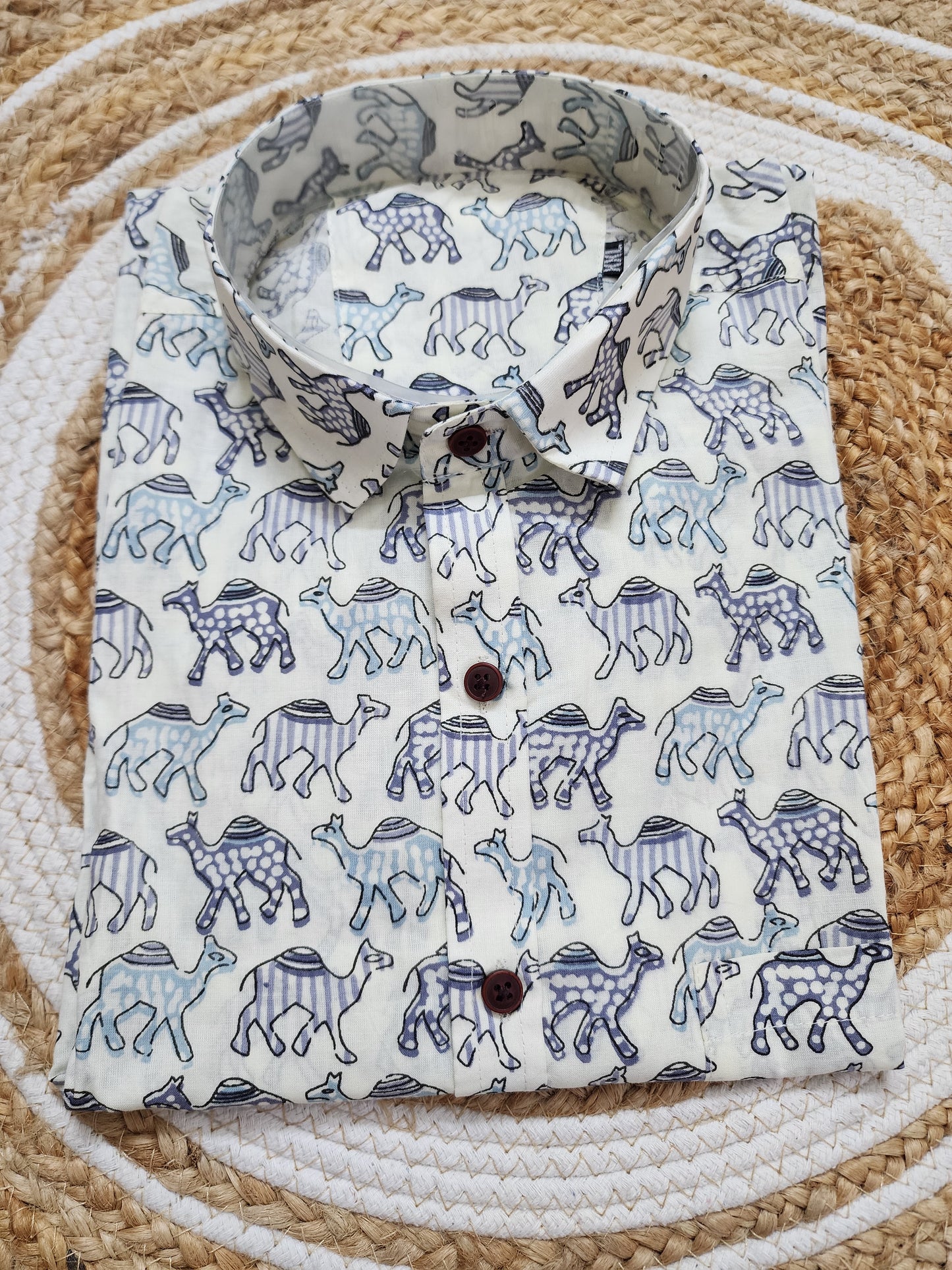 Cotton half sleeve shirt