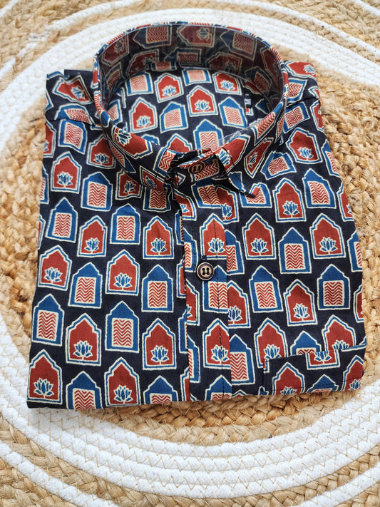 Cotton half sleeve shirt