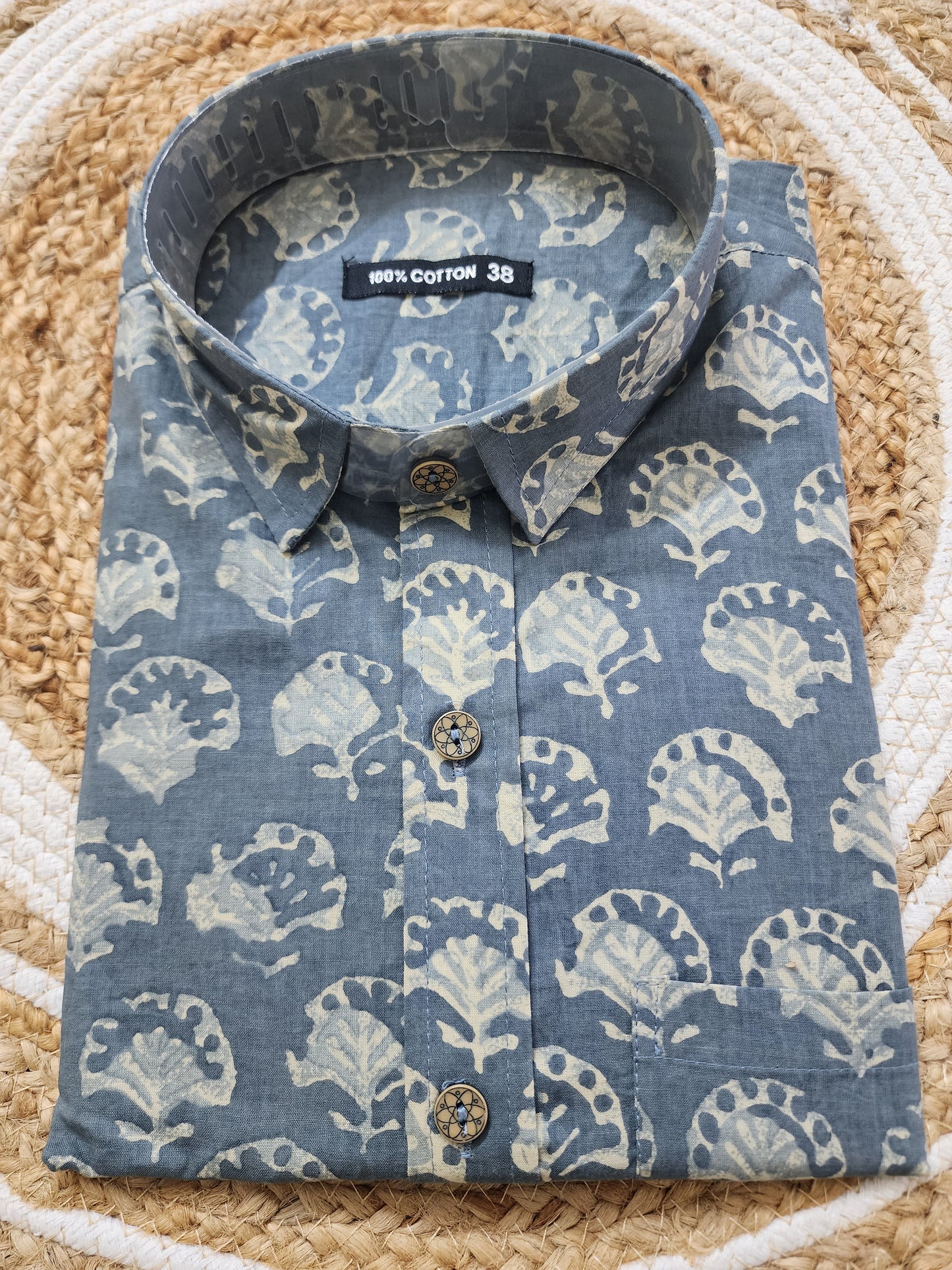 Cotton half sleeve shirt
